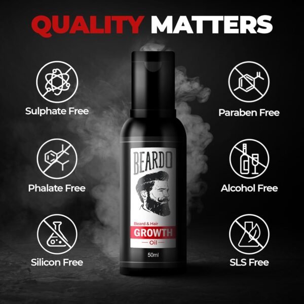 Beardo Beard & Hair Growth Oil, 50ml - Image 4