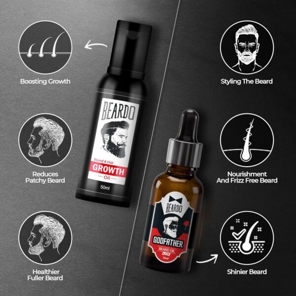 Beardo Beard & Hair Growth Oil, 50ml - Image 2